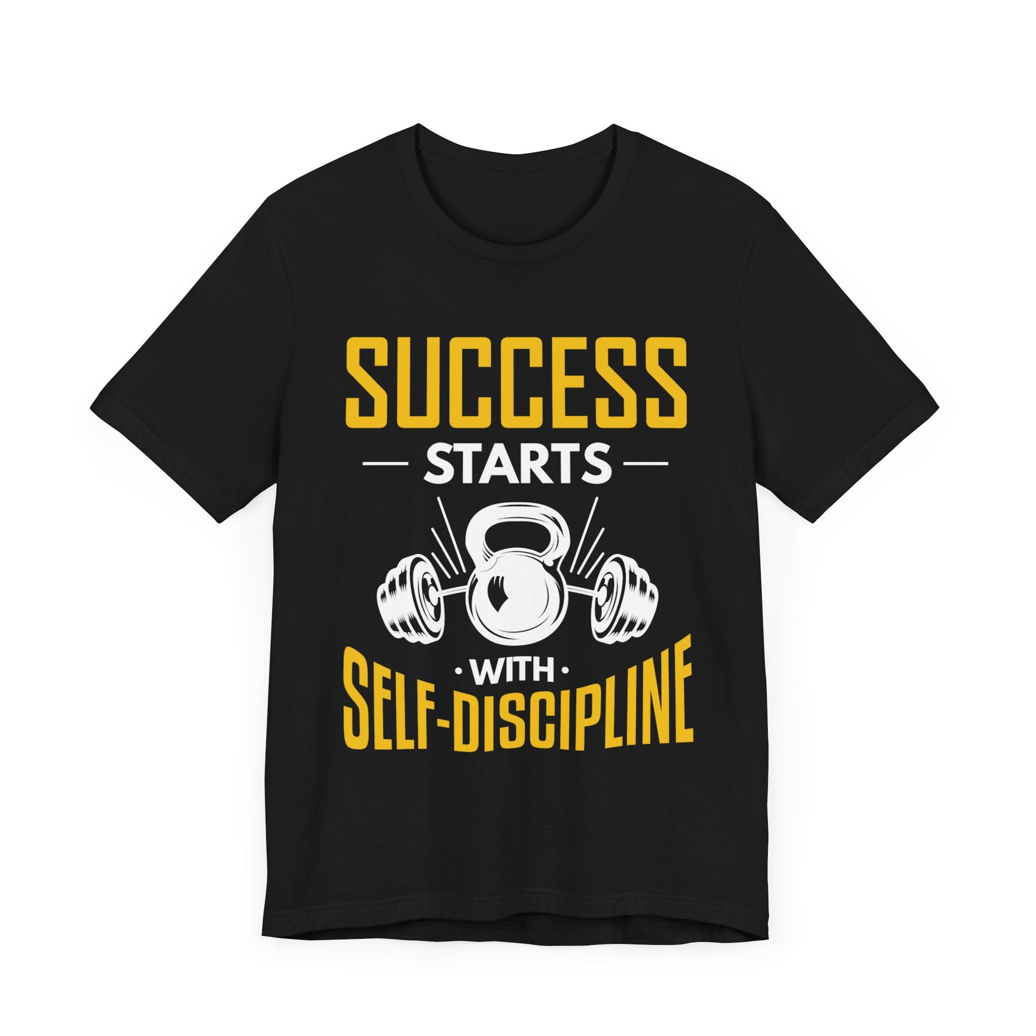 Le succès commence par le tee-shirt unisexe d’autodiscipline 