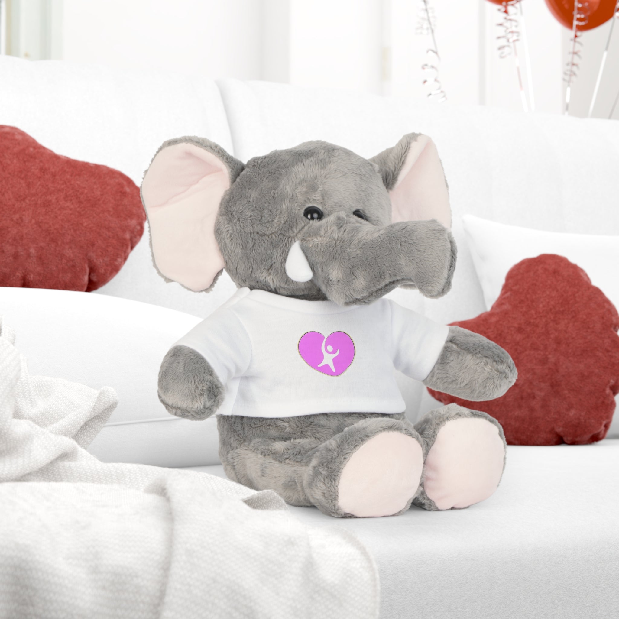 Cute Plush Toy with T-Shirt Printify
