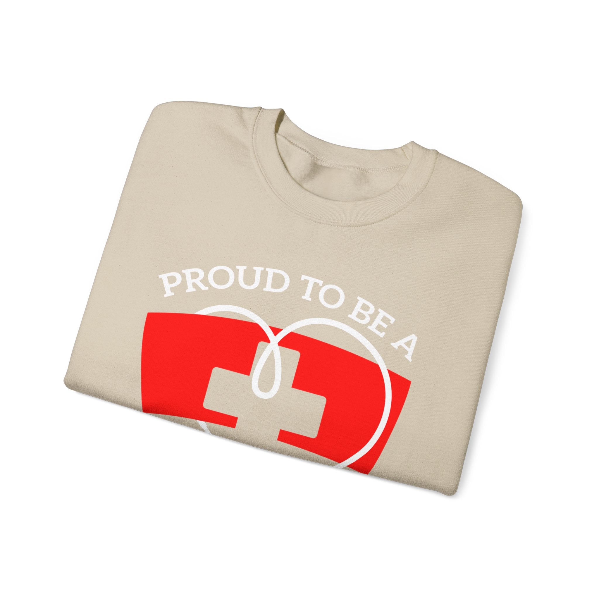 Fier d’être un sweat-shirt unisexe infirmière 