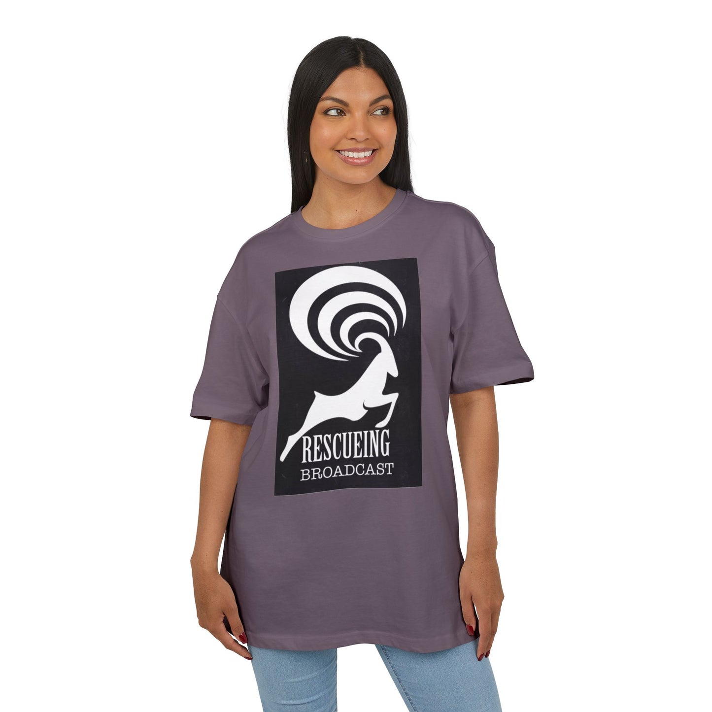 Oversize Tee - Rescuing Broadcast Bold