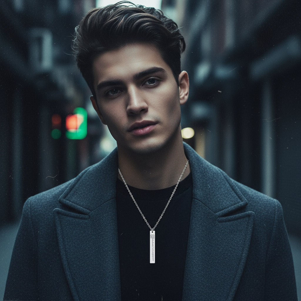 Necklace - Kindness is a Super Power - Engraving Printify