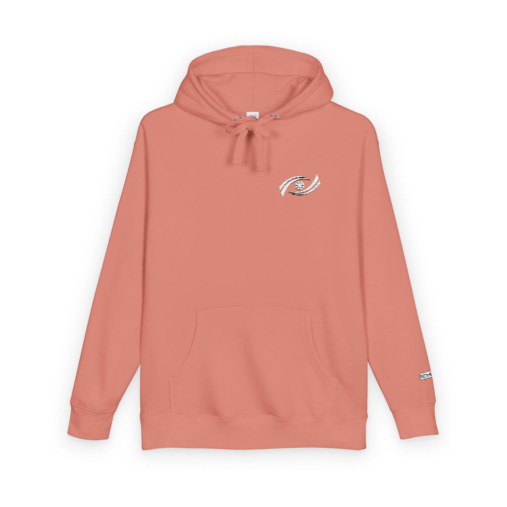 Cozy Unisex Fleece Hoodie with Artistic Design, Casual Wear, Gift for Him/Her, Fall Fashion, Everyday Comfort Printify