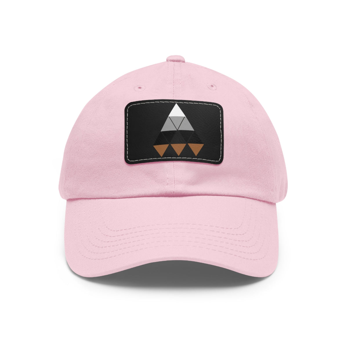 Stylish Dad Hat with Leather Patch - Adjustable Cap for Outdoor Adventures, Gift for Dad, Summer Fashion, Casual Look, Unique Accessory Printify