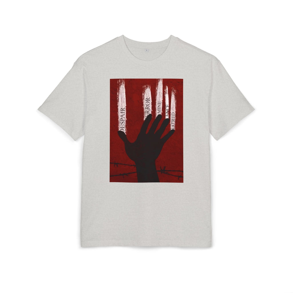 Bold Artistic Oversized Tee, Grunge Style Graphic Shirt, Unisex Urban Fashion, Statement Tee for Streetwear, Gift for Art Lovers Printify
