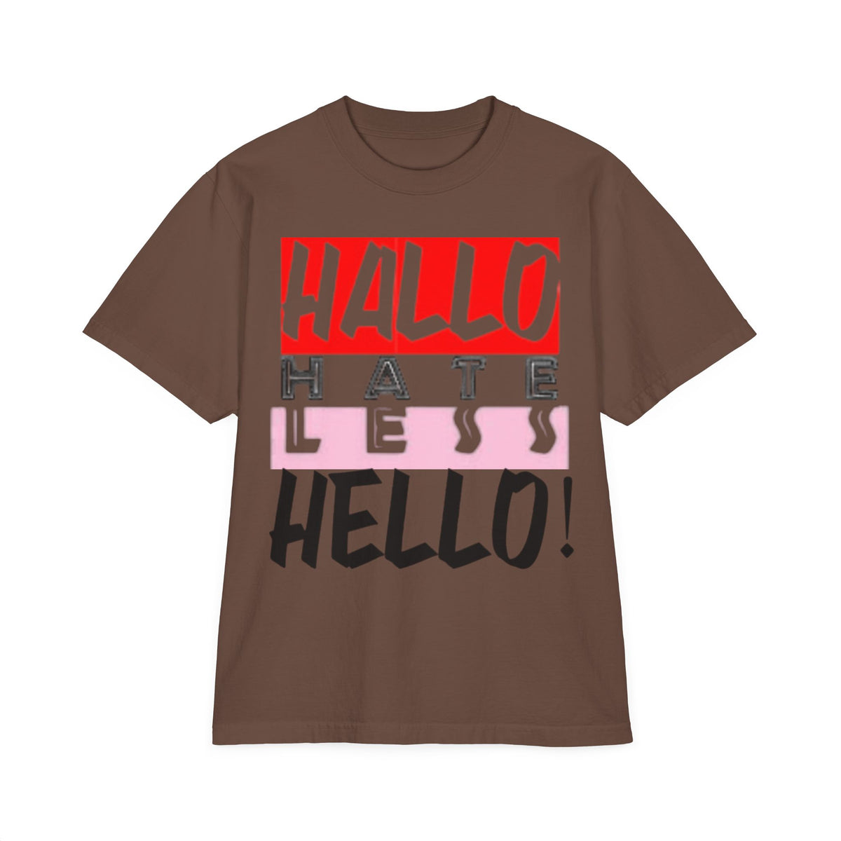 Hate Less Unisex Drop-Shoulder T-Shirt - Trendy Casual Wear