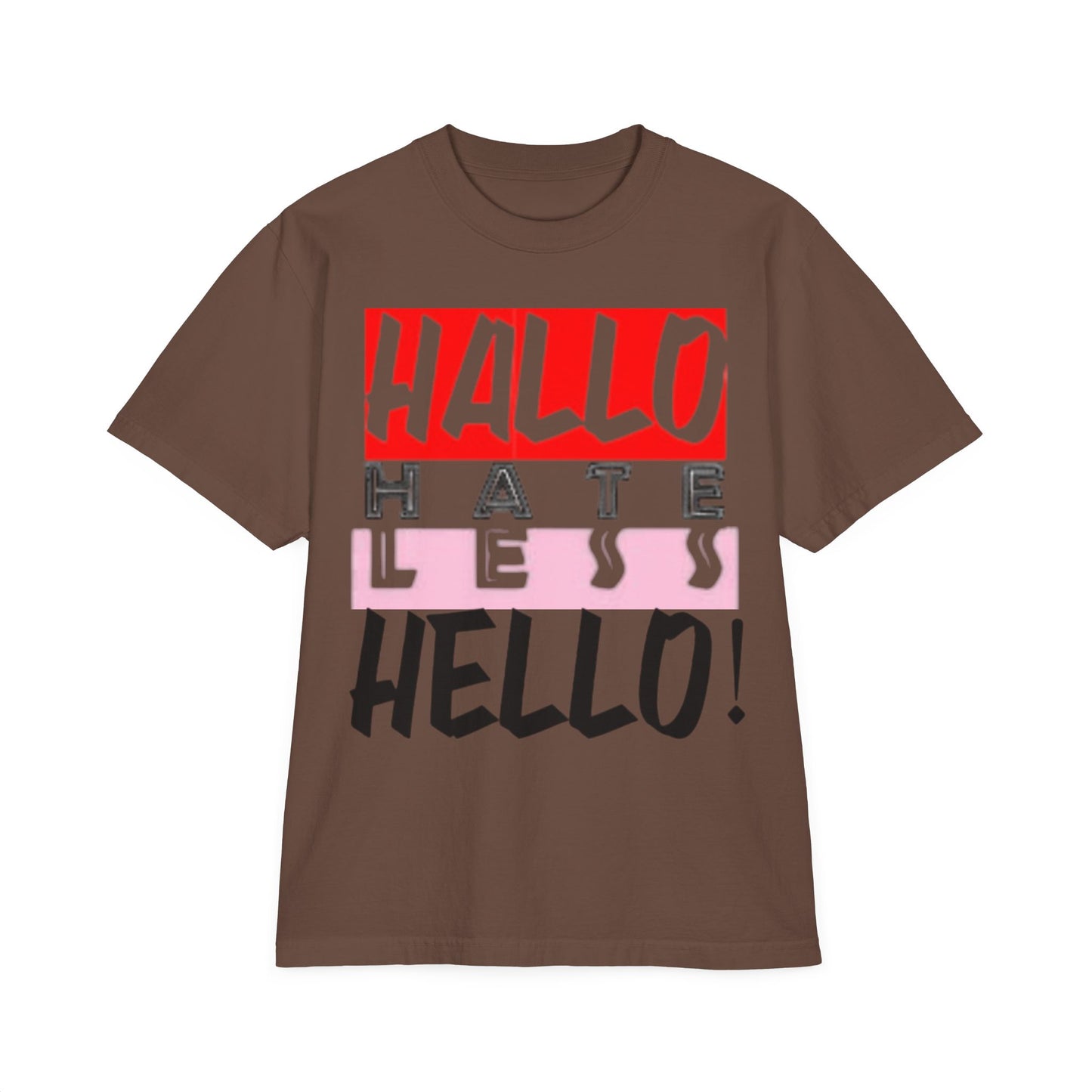 Hate Less Unisex Drop-Shoulder T-Shirt - Trendy Casual Wear