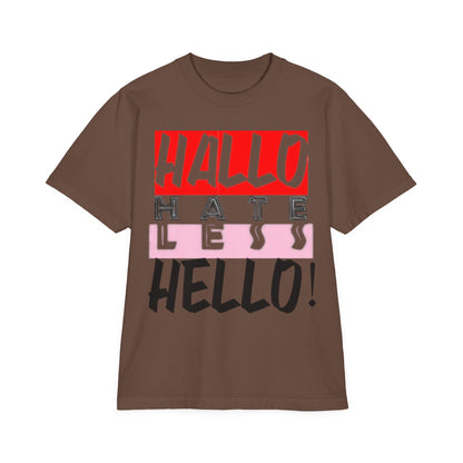 Hate Less Unisex Drop-Shoulder T-Shirt - Trendy Casual Wear