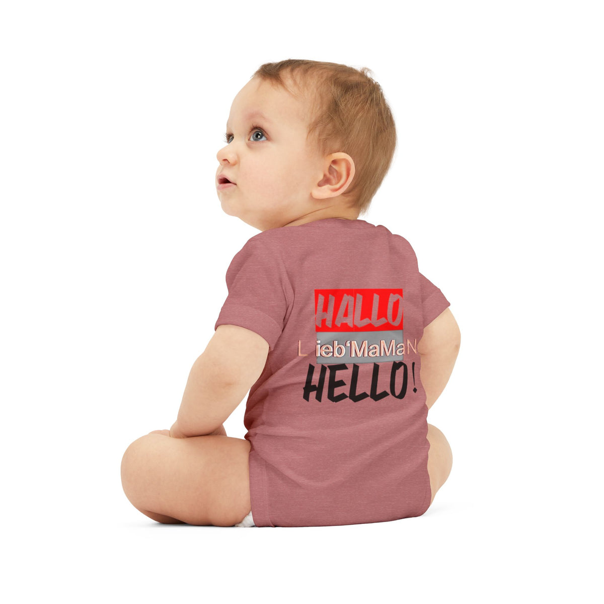 Hello Baby Bodysuit - Cute Multilingual Infant Jersey One Piece
