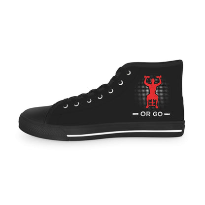 High Top Sneakers - Workout Gear-Or Go- Printify