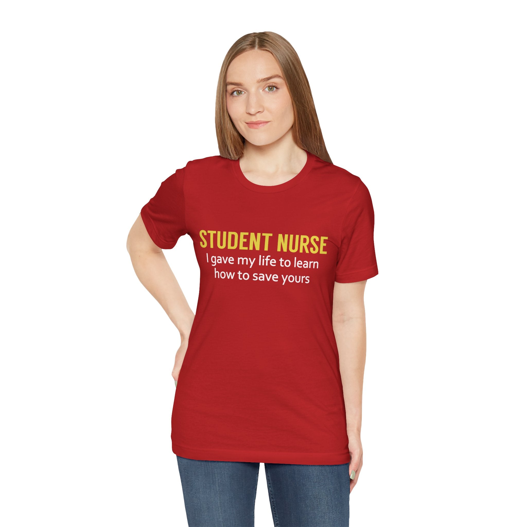 Tee-shirt unisexe infirmière étudiante 