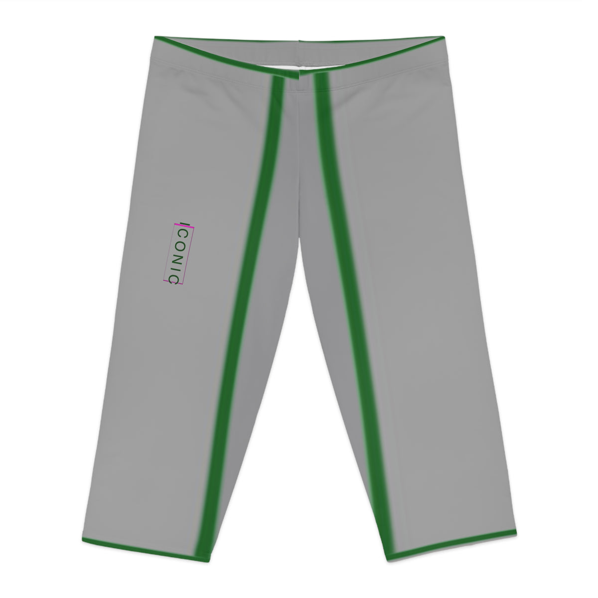 Stylish Women's Capri Leggings with Iconic Design - Perfect for Workout & Casual Wear