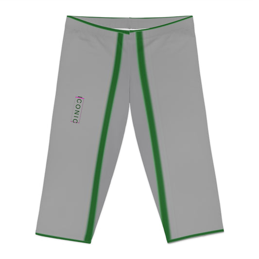 Stylish Women's Capri Leggings with Iconic Design - Perfect for Workout & Casual Wear