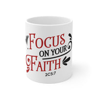 Focus On Your Faith Mug