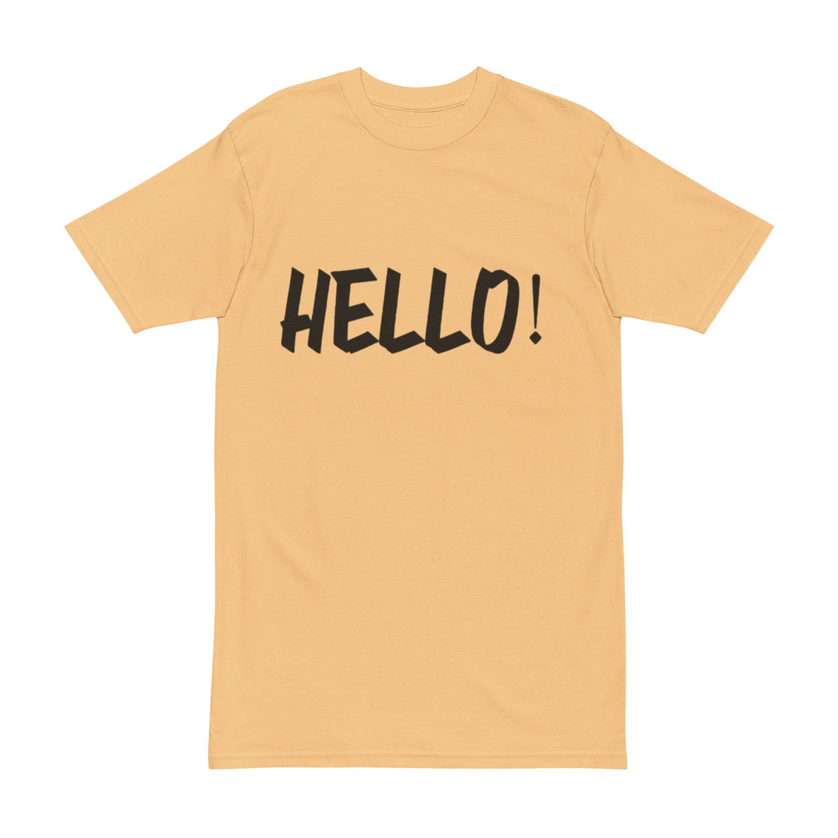 Men's Heavyweight Tee - Bold 'HELLO!!' Graphic