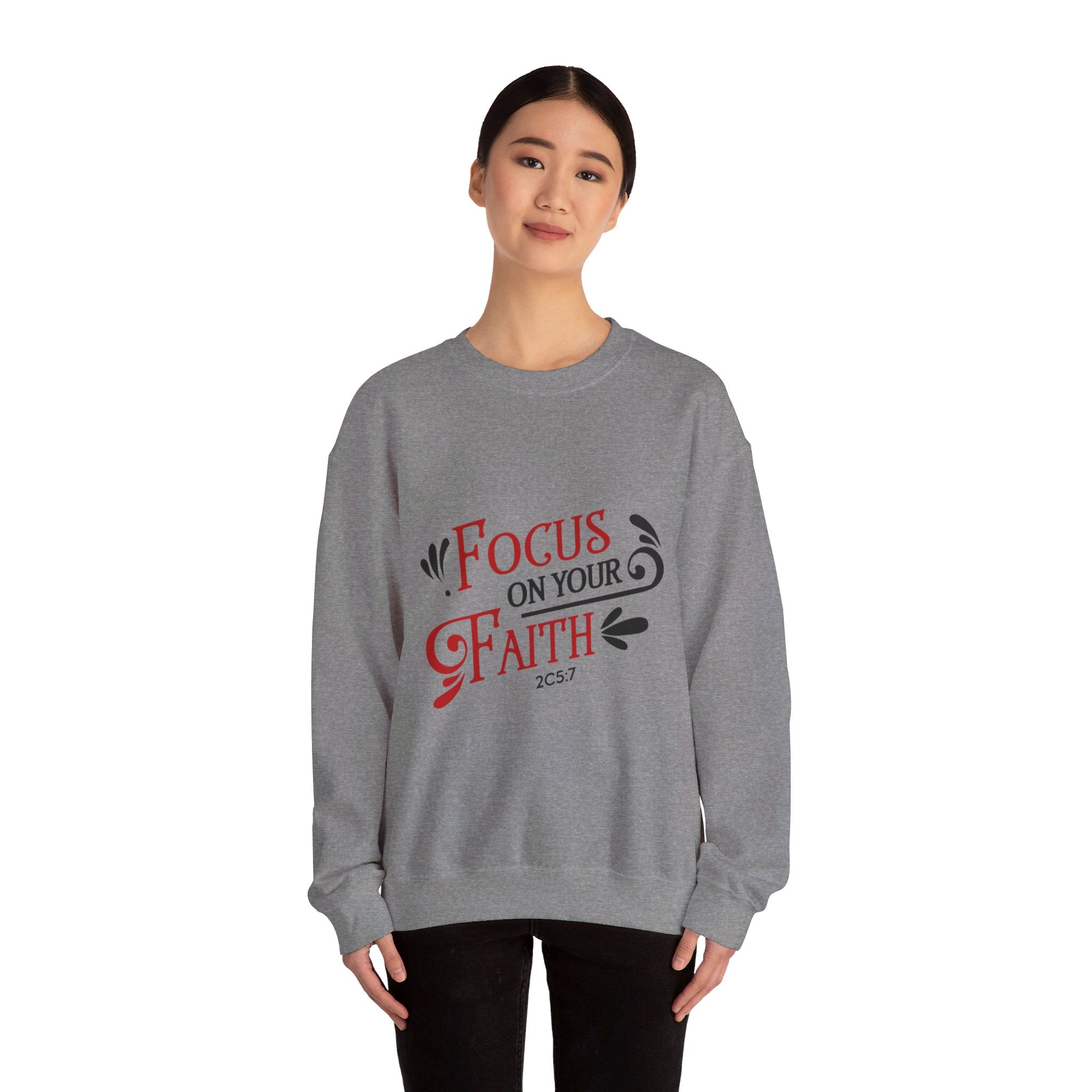 Concentrez-vous sur votre sweat-shirt unisexe foi 