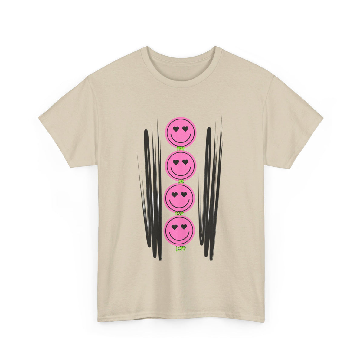 RCNSONS Unisex Heavy Cotton Smileys Tee