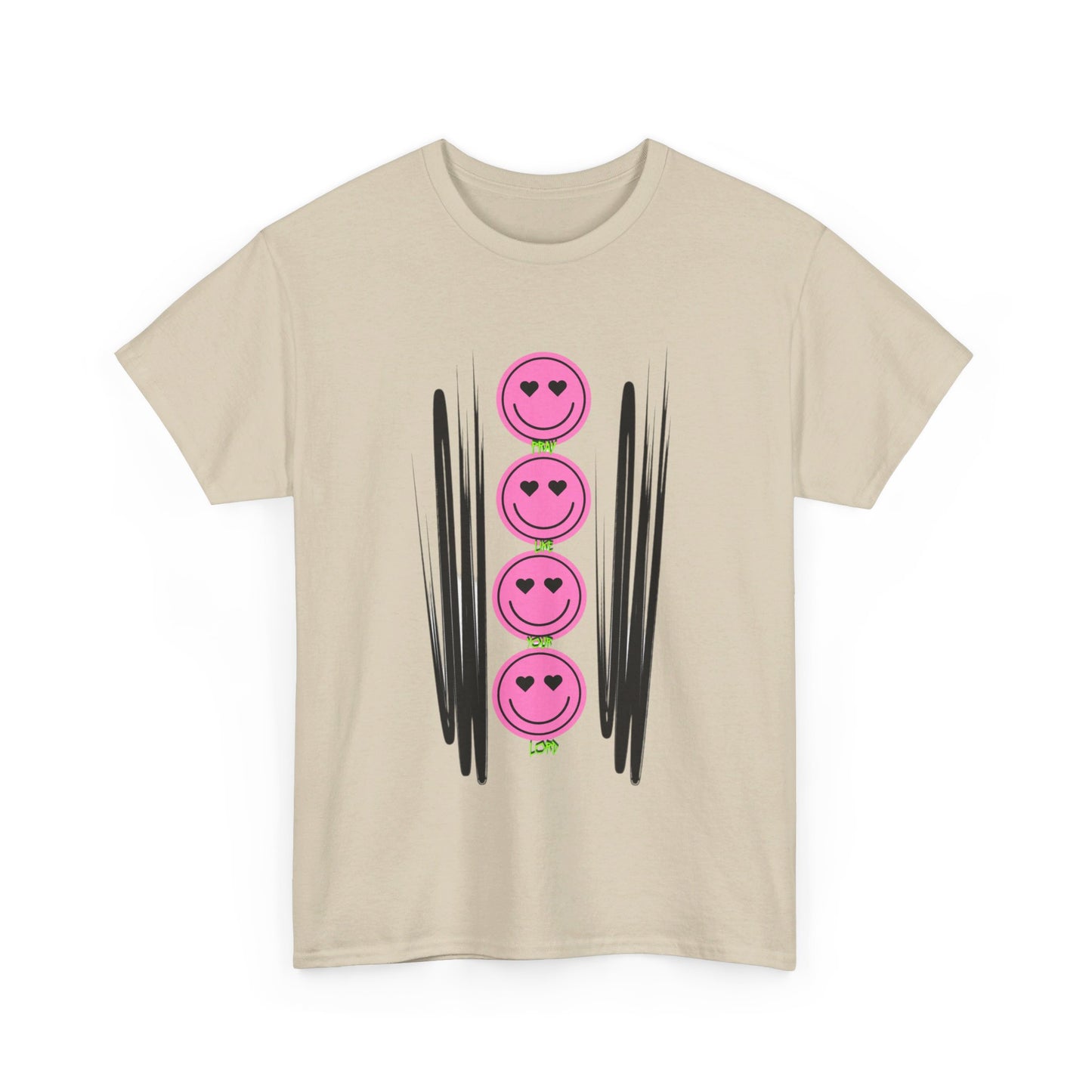 RCNSONS Unisex Heavy Cotton Smileys Tee