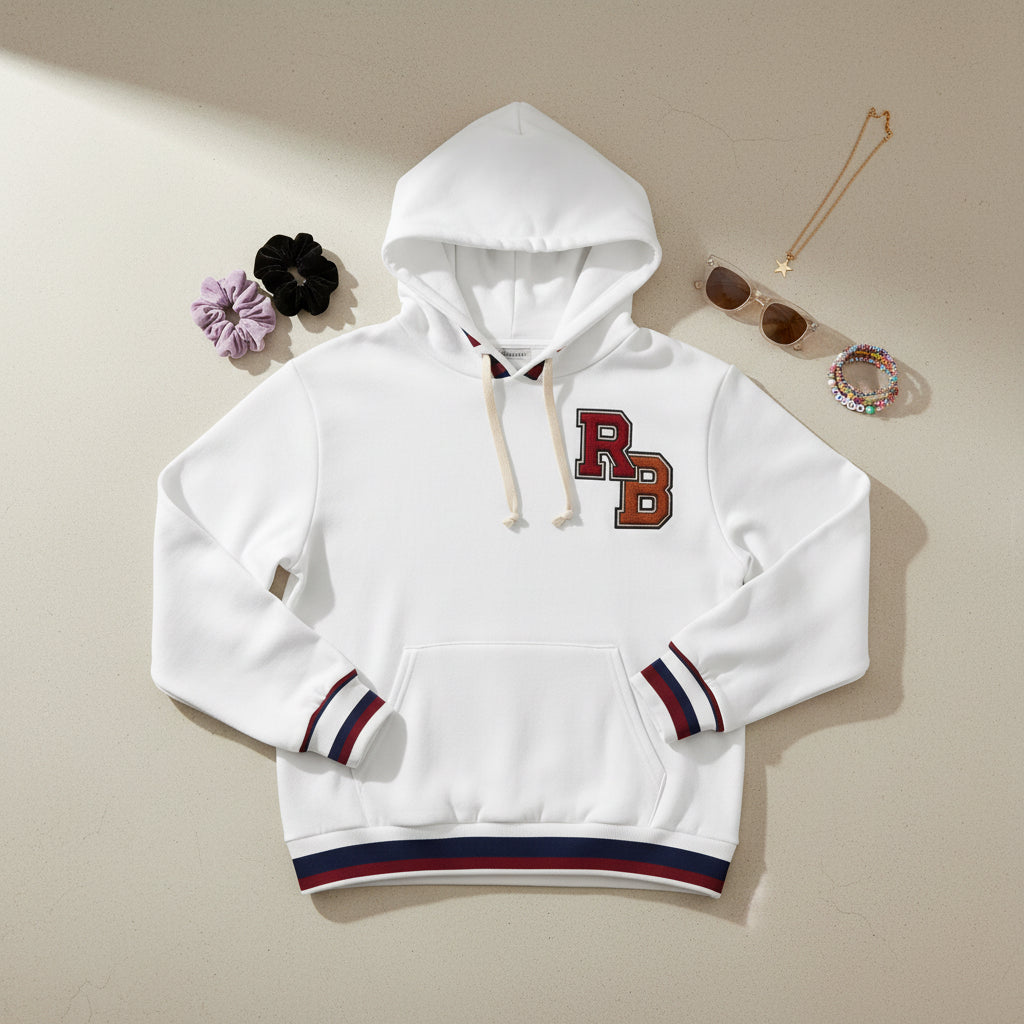 Varsity RB Hoodie – Retro Letterman Pullover
