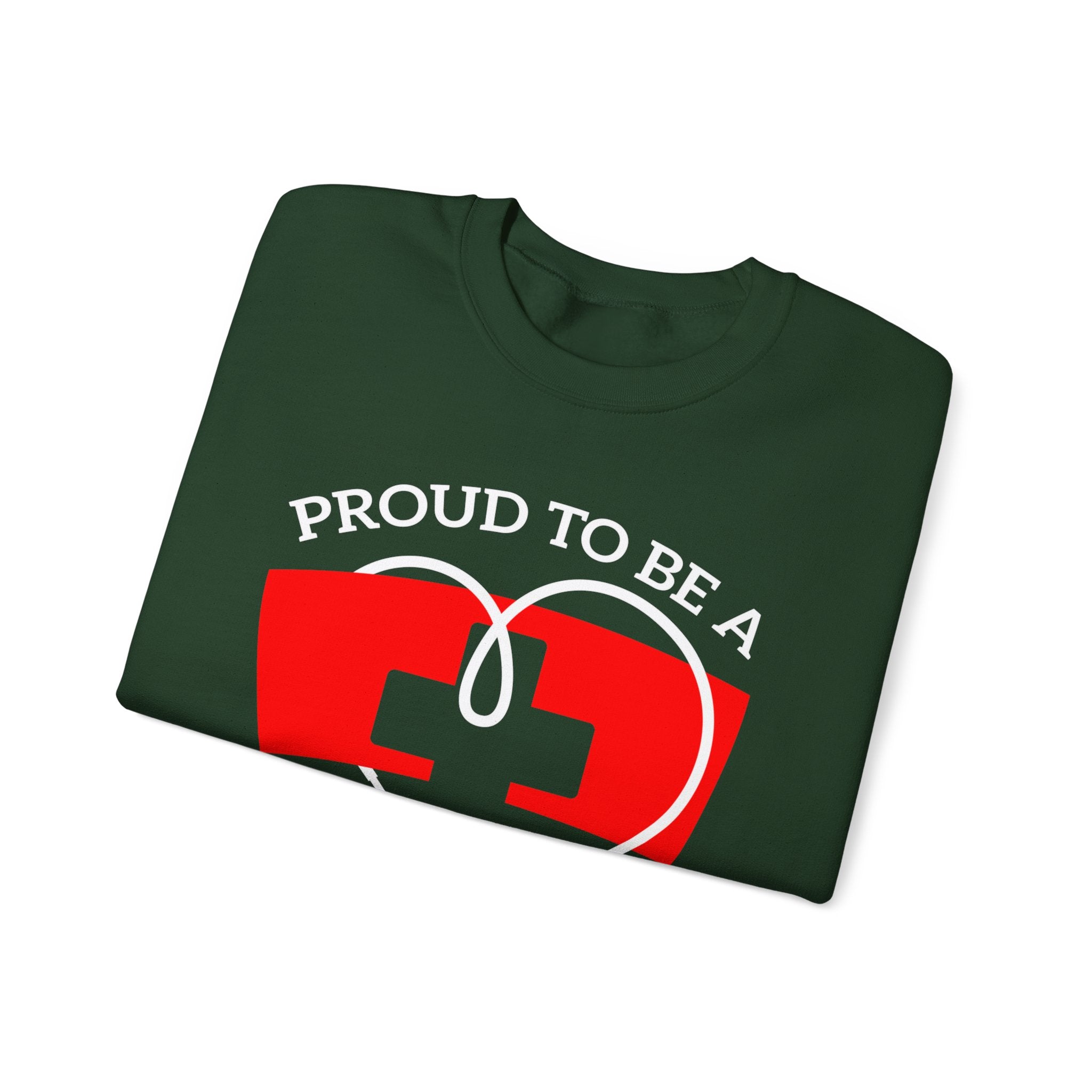 Fier d’être un sweat-shirt unisexe infirmière 