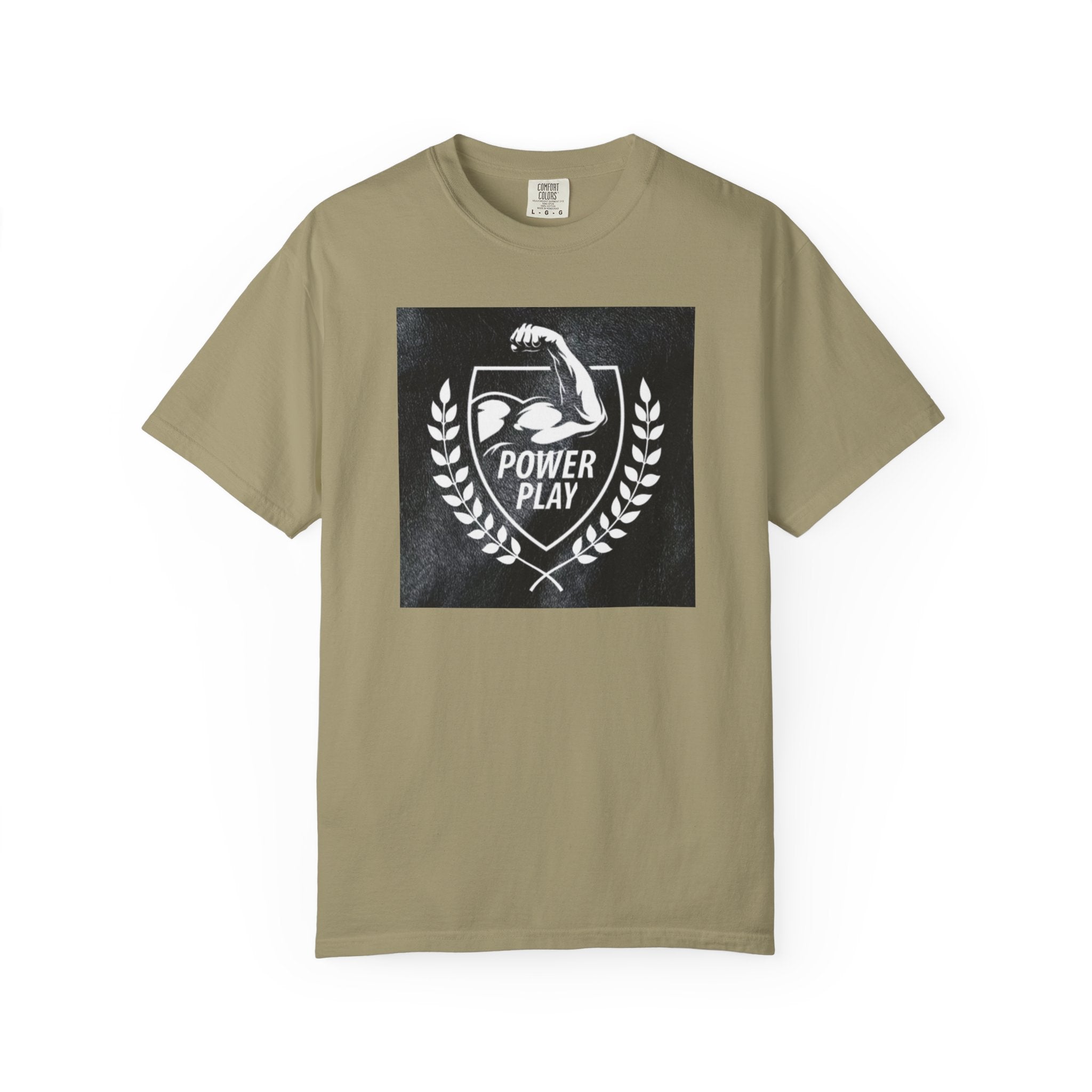 Power Play Unisex Garment-Dyed T-Shirt - Gym Motivation Apparel