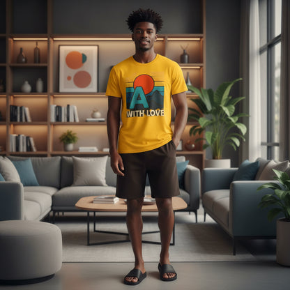 Sunset Graphic Tee, Unisex Cotton T-Shirt, Nature Lover's Gift, Casual Wear, Summer Vibes, Streetwear Style Printify