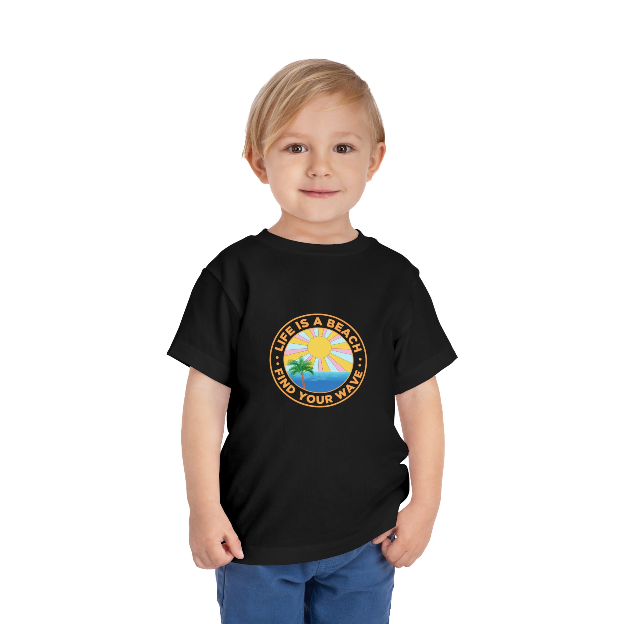 La vie est un t-shirt pour tout-petits à la plage 