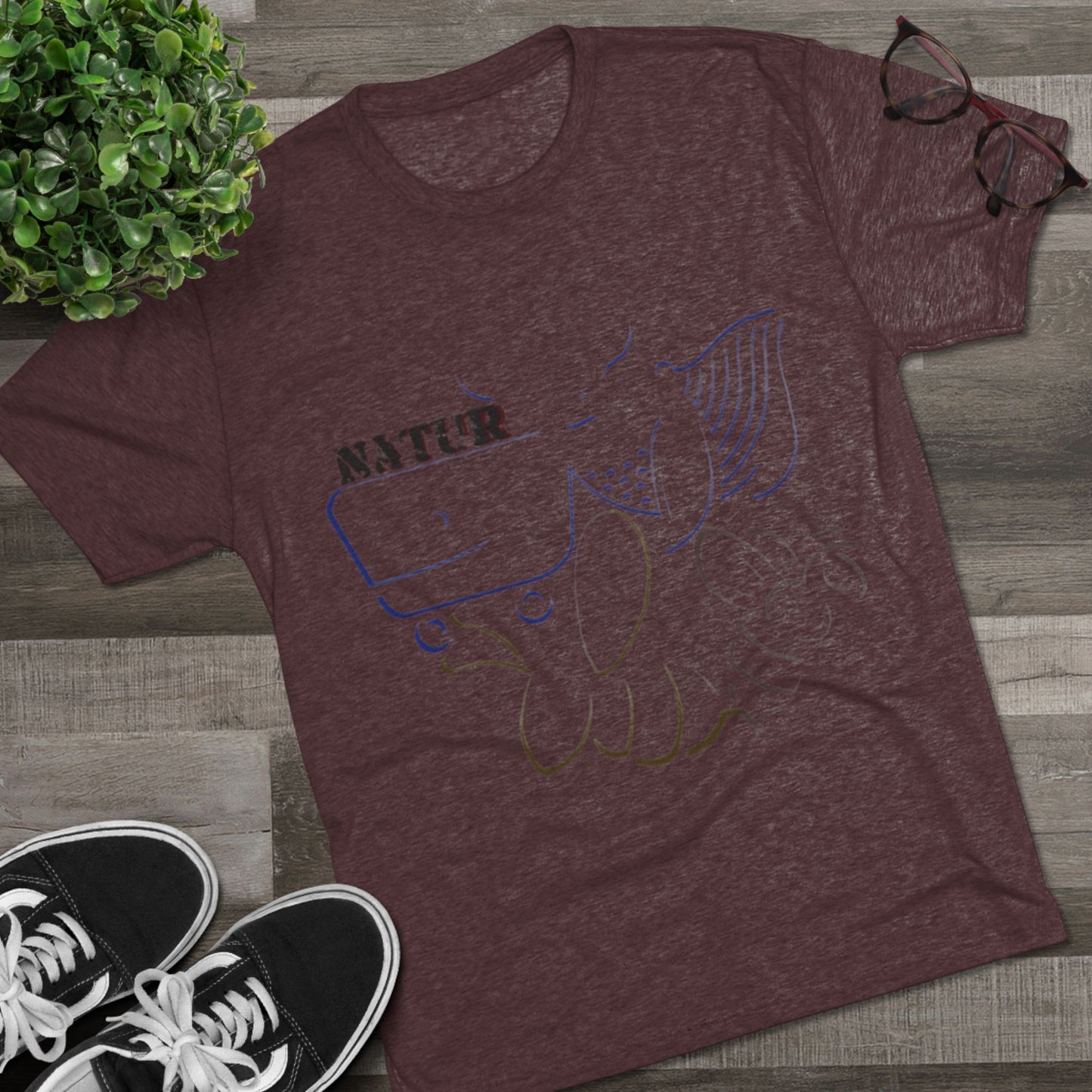 Nature Inspired Tee - Unisex Tri-Blend Crew Tee