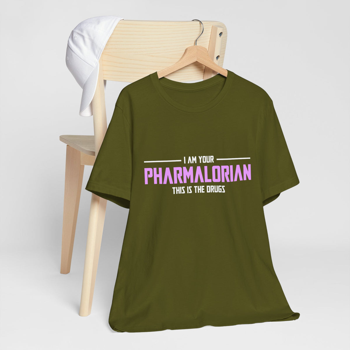 Je suis votre pharmacolorien, c’est le tee-shirt unisexe des médicaments 