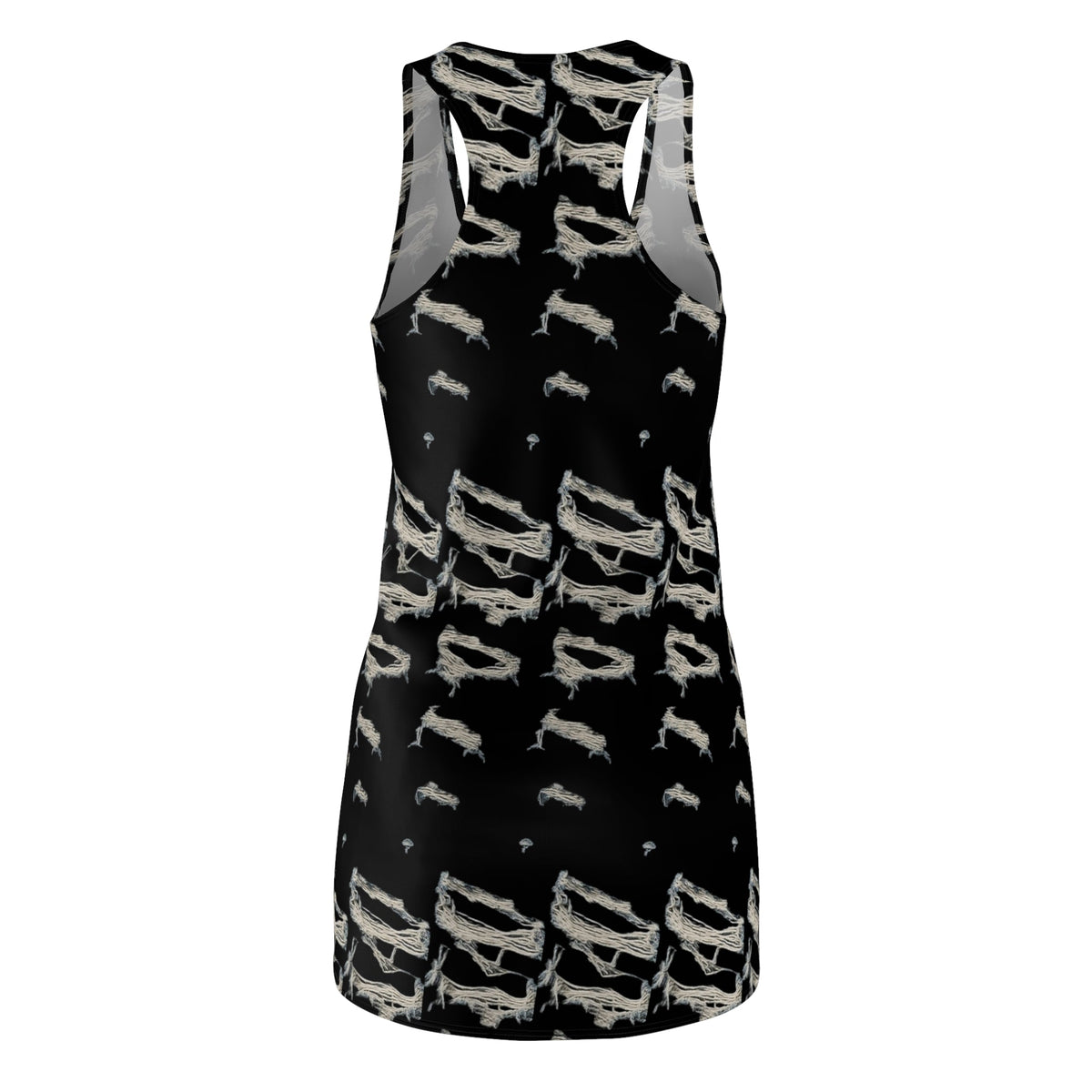 Chic Women's Racerback Dress, Summer Dress, Casual Dress, Stylish Party Dress, Unique AOP Dress, Gift for Her, Everyday Fashion Printify