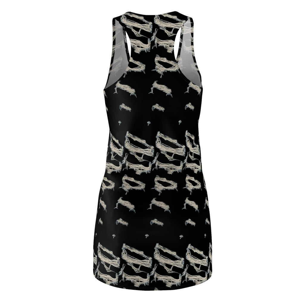 Chic Women's Racerback Dress, Summer Dress, Casual Dress, Stylish Party Dress, Unique AOP Dress, Gift for Her, Everyday Fashion Printify