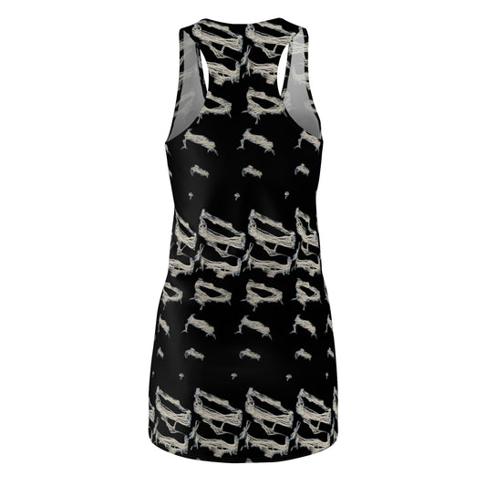 Chic Women's Racerback Dress, Summer Dress, Casual Dress, Stylish Party Dress, Unique AOP Dress, Gift for Her, Everyday Fashion Printify