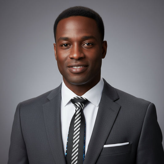 Stylish Necktie with Modern Patterns, Fashion Accessory, Gift for Him, Unique Tie, Business Attire, Formal Wear Printify