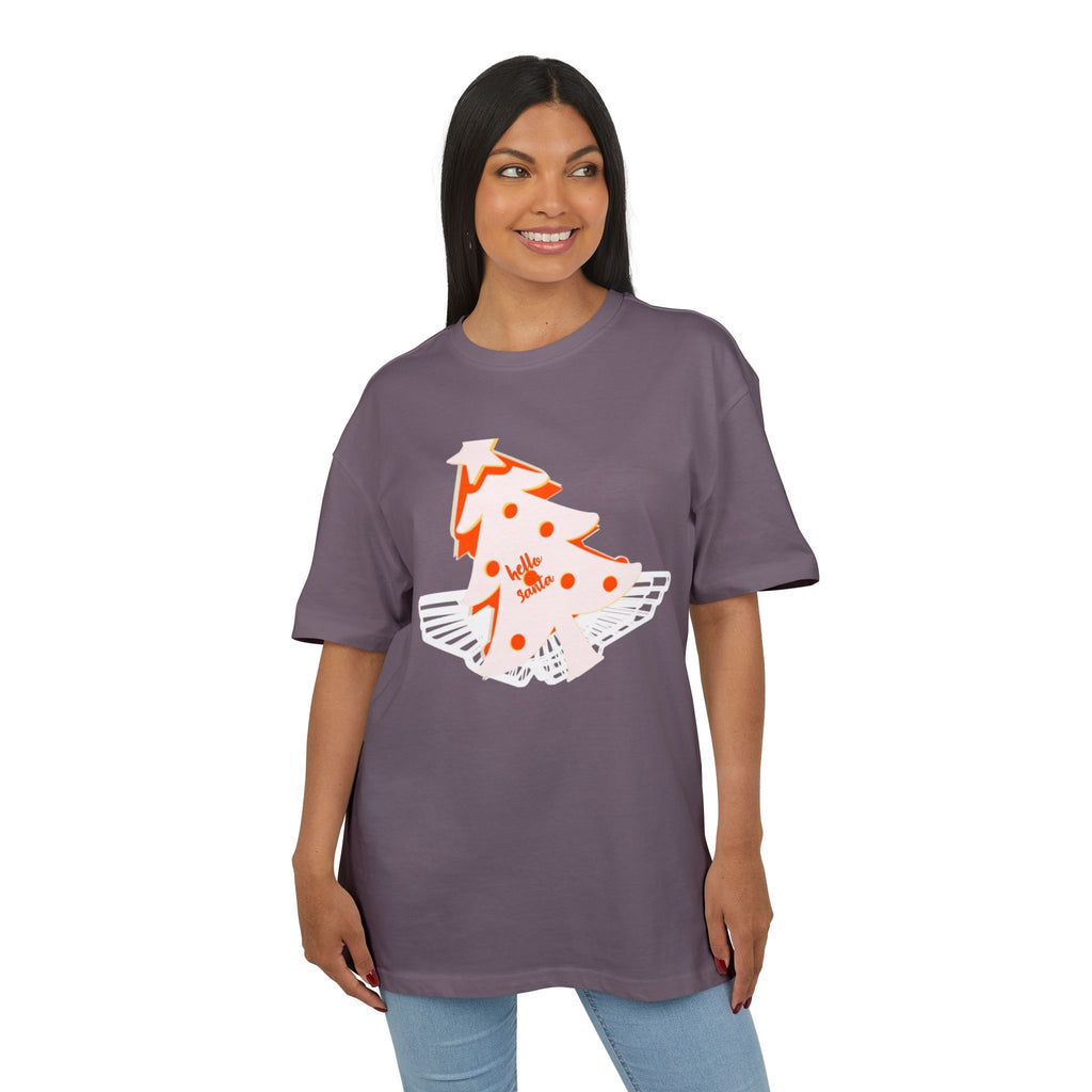 Christmas Oversize Tee - hello Santa