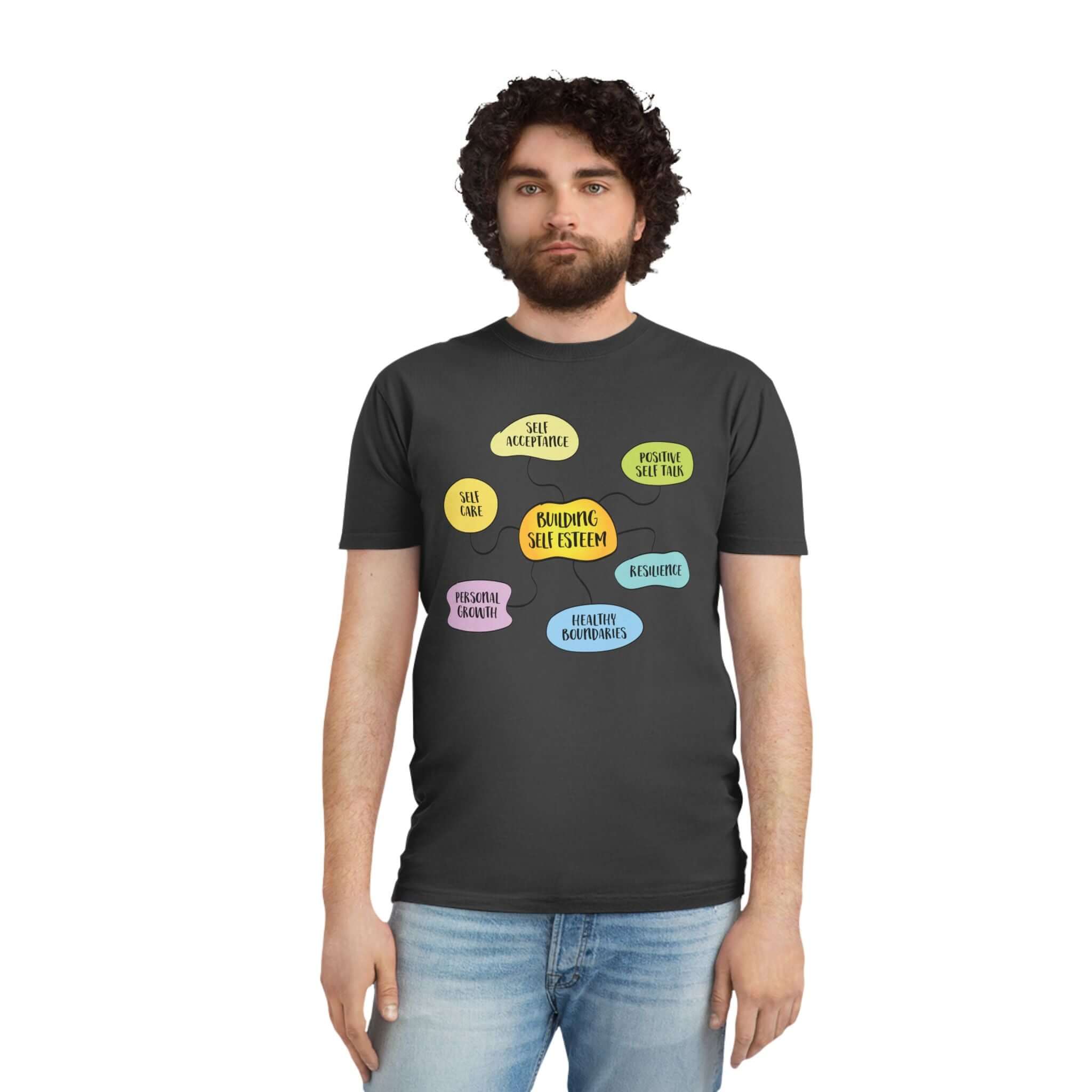 Faded Shirt - Building Self-Esteem Graphic Tee