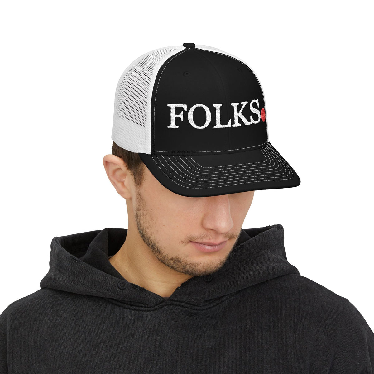 FOLKS Snapback Trucker Cap, Hat, For All Occasions Printify