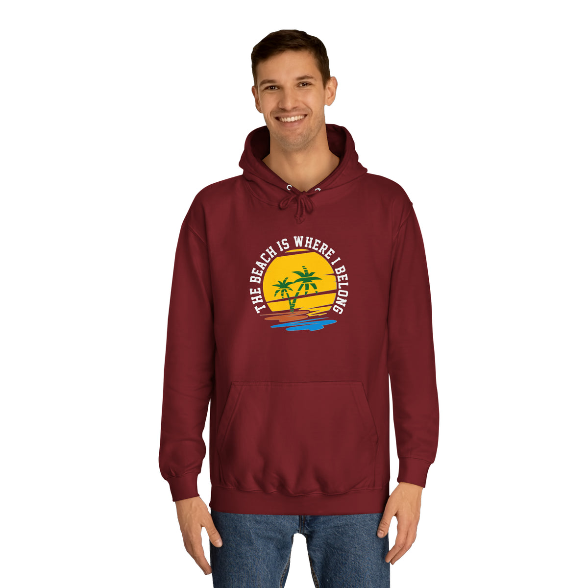 The Beach Is Where I Belong Unisex Hoodie