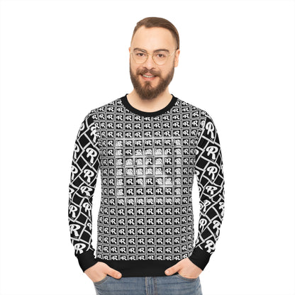 Stylish Lightweight Sweatshirt, Trendy Pullover, Graphic Layering Piece, Perfect for Casual Outings, Cozy Gift Idea