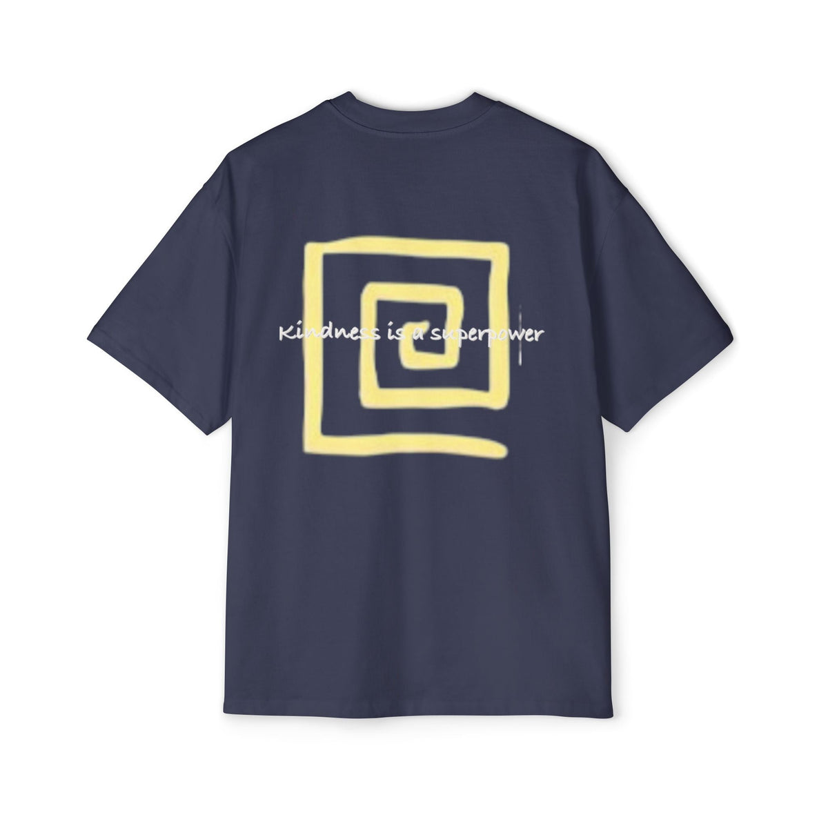 Oversized Tee - Kindness is a Super Power Graphic Design Shirt for Men Printify