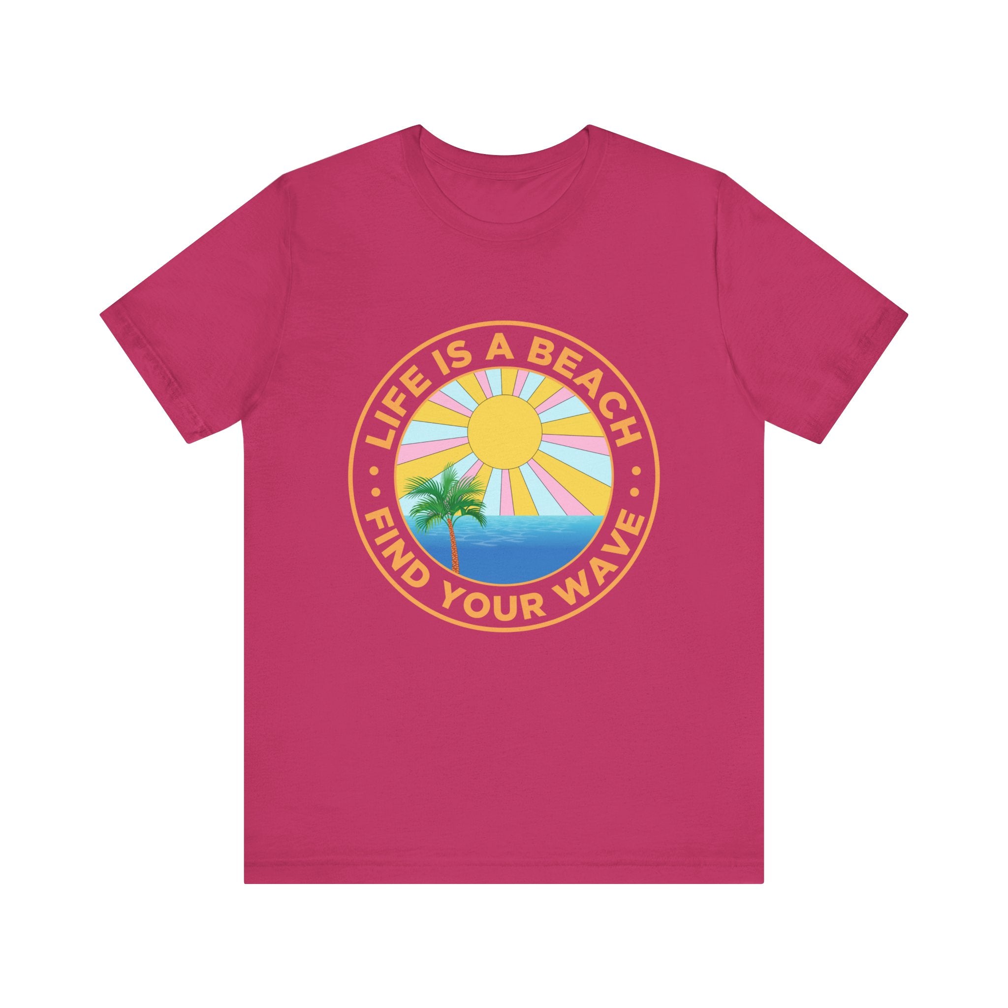 La vie est un tee-shirt unisexe de plage 