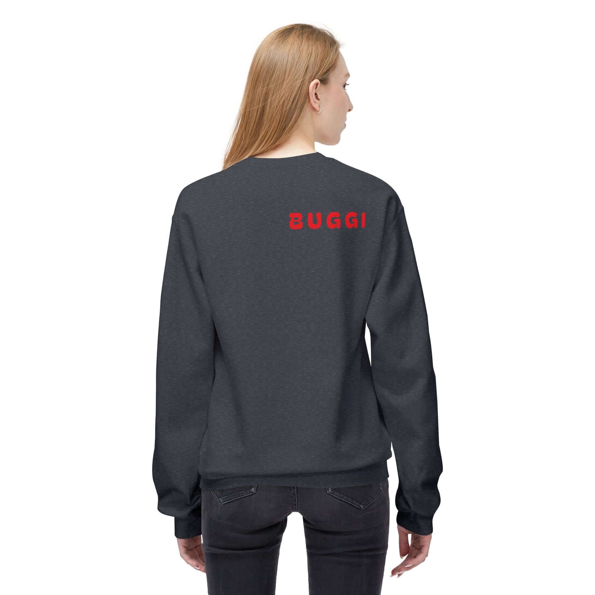 Unisex Midweight Softstyle Fleece Crewneck Sweatshirt-Buggi Design