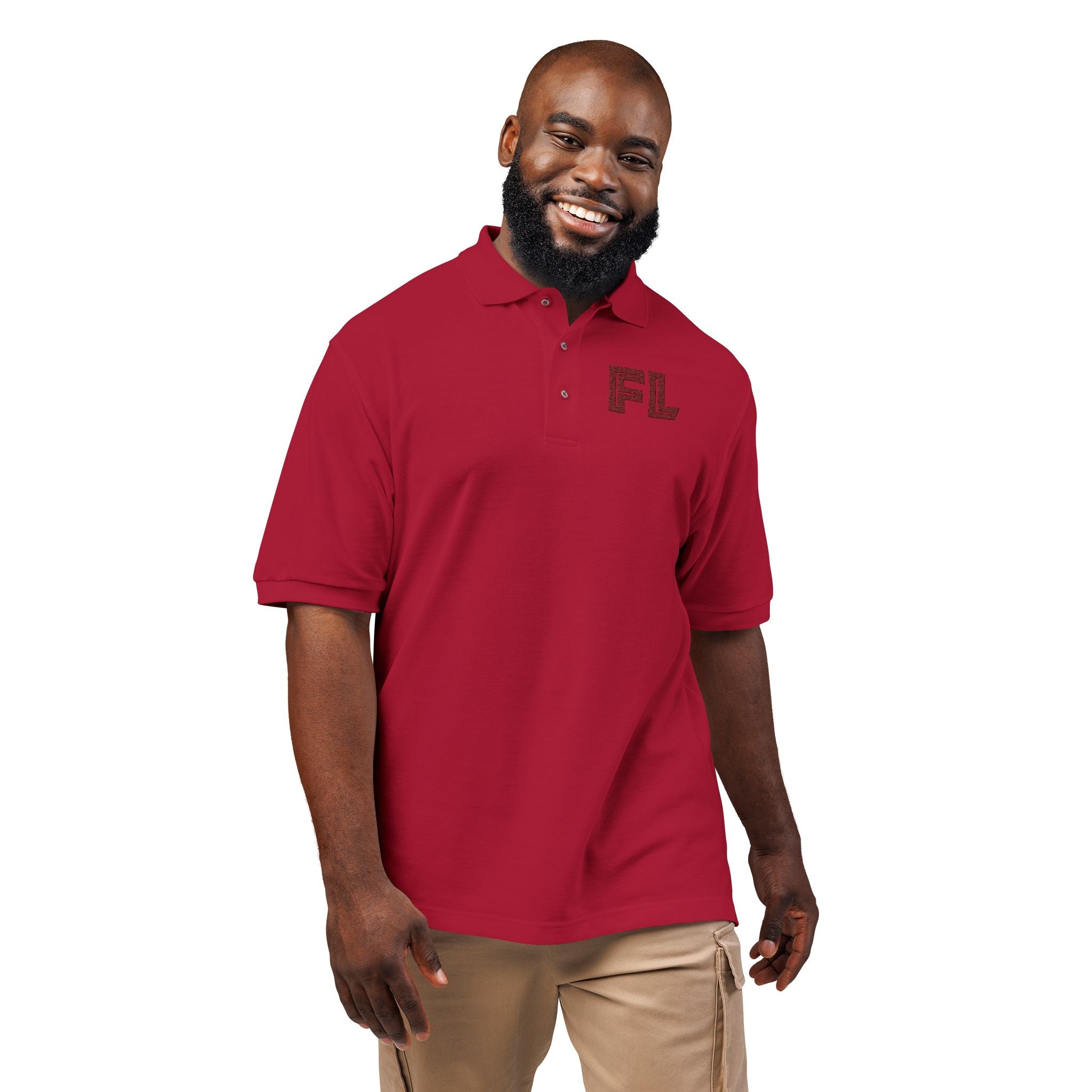 Stylish Embroidered Unisex Polo Shirt, Casual Wear, Gift for Him/Her, Summer or Holiday Fashion, Comfortable Polo Tee