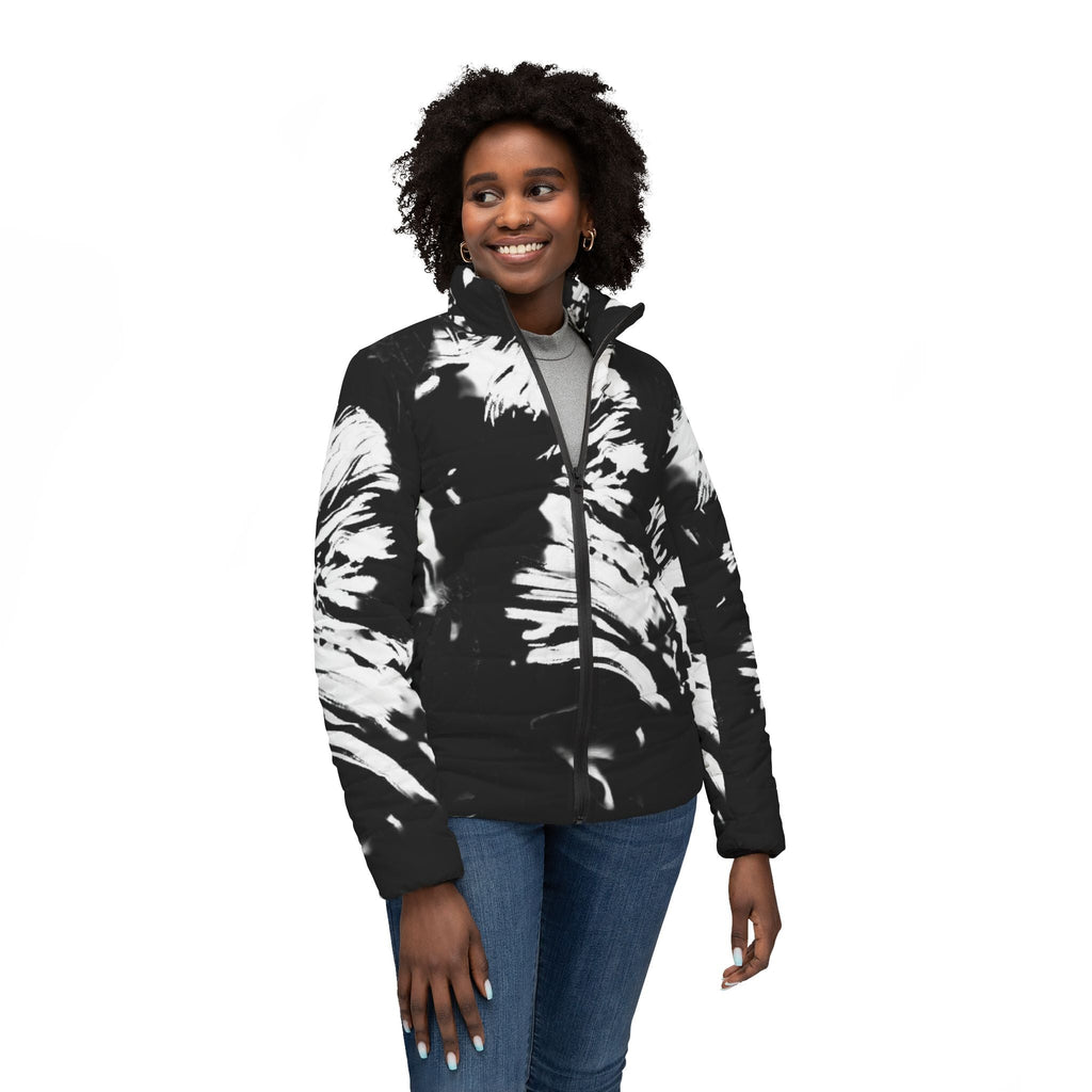 Black White Splash Jacket Printify