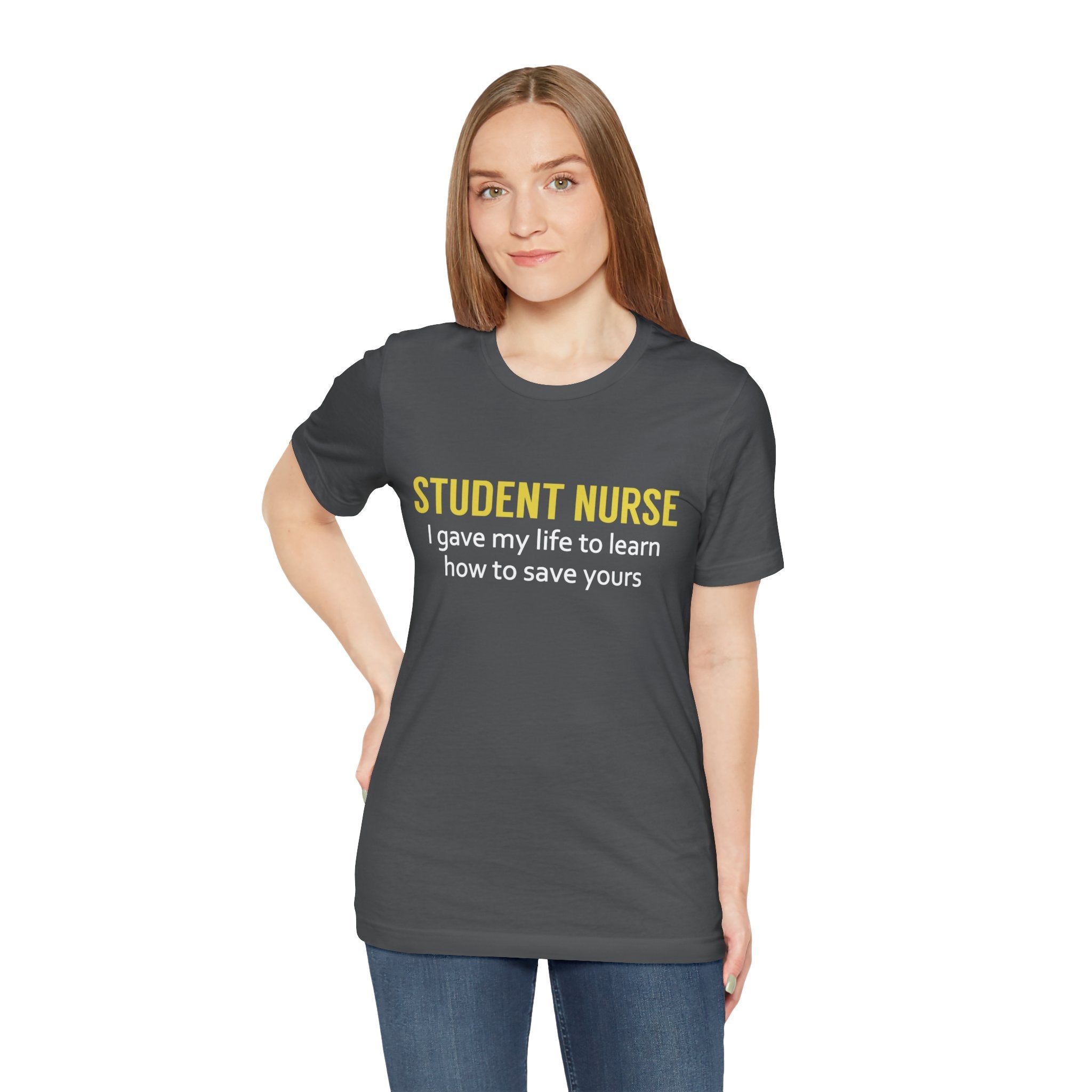 Tee-shirt unisexe infirmière étudiante 