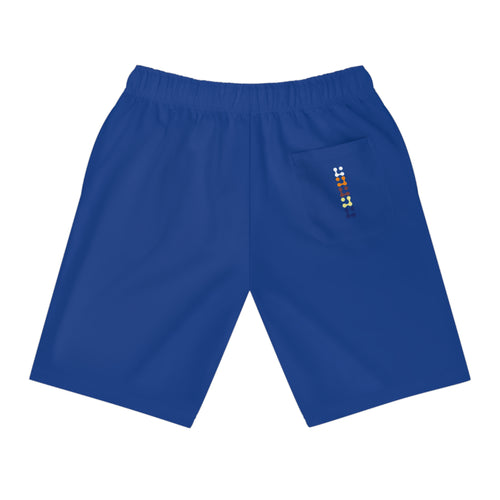 Sportliche lange Shorts mit farbigem Aufdruck, Sport-Shorts für das Fitnessstudio, lässige Sommer-Shorts, Strandkleidung, Geschenk für Fitnessliebhaber