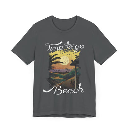Il est temps d’aller à la plage Tee-shirt unisexe 