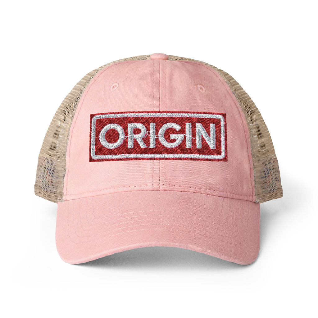 Women's Washed Mesh-Back Cap