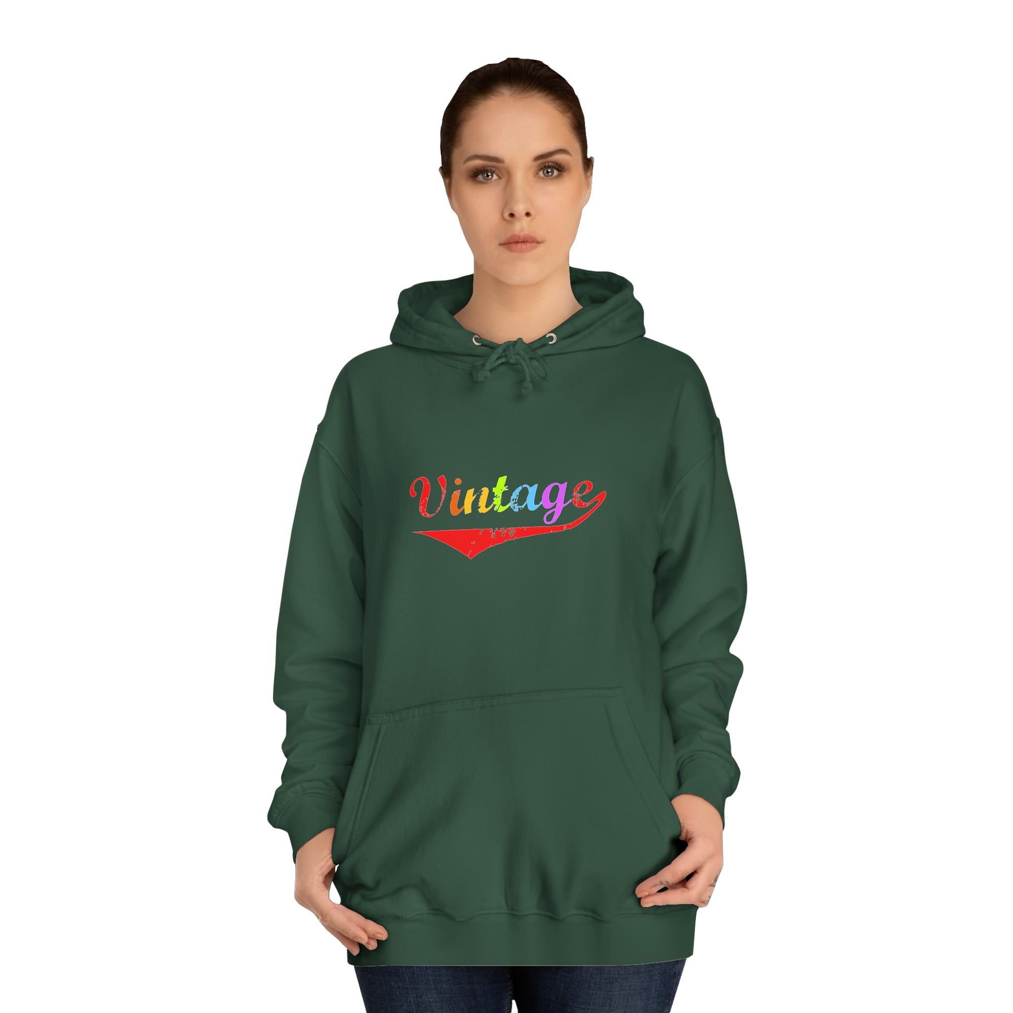 Sweat à capuche unisexe vintage 