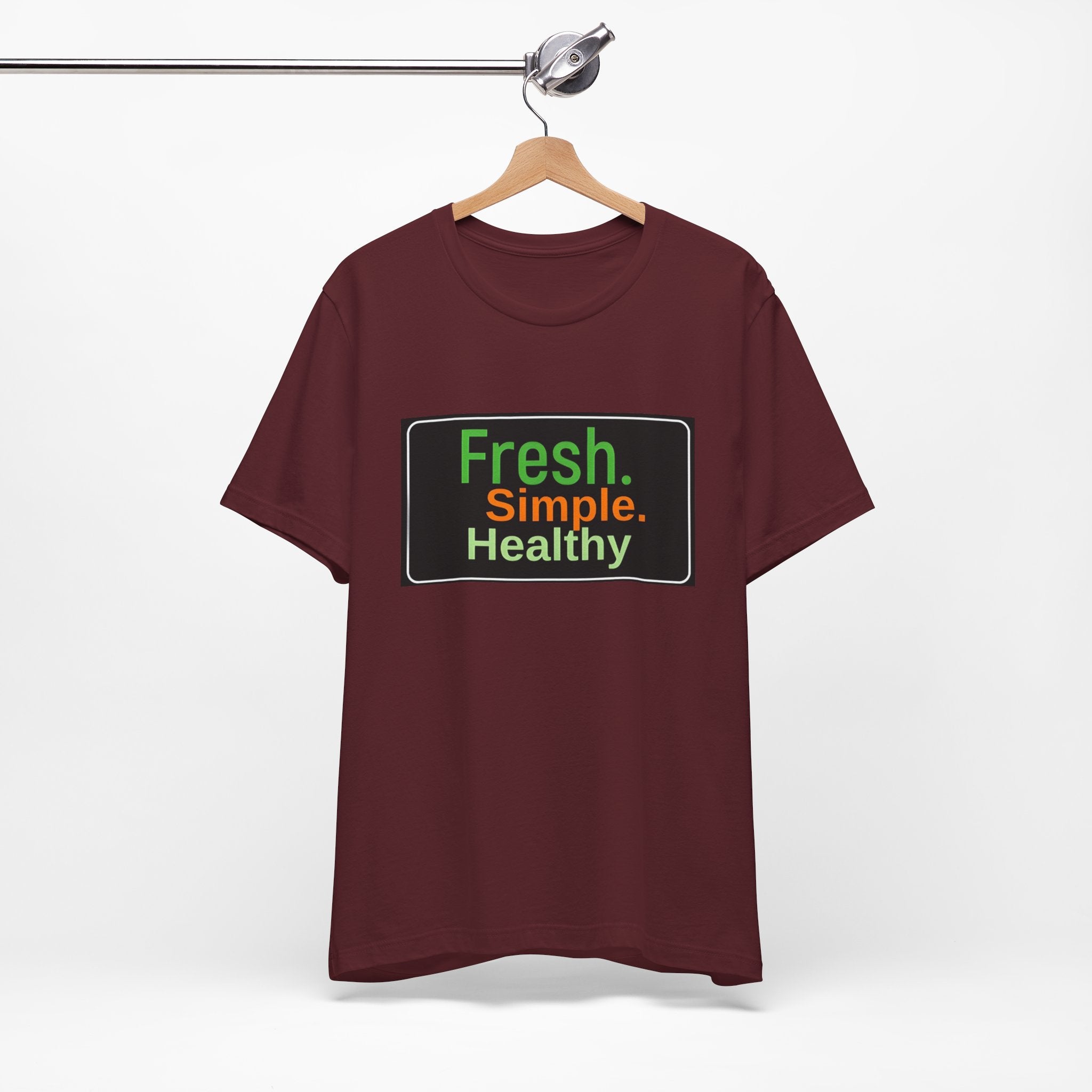 Unisex Fresh Simple Short Sleeve Tee