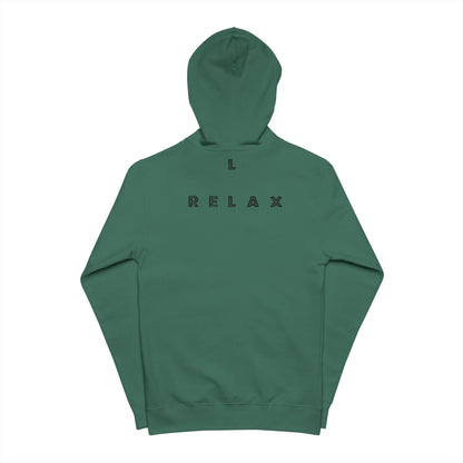 Relax Vibe Unisex Zip Up Hoodie, Cozy for Chill Days, for Birthdays, & Casual Wear