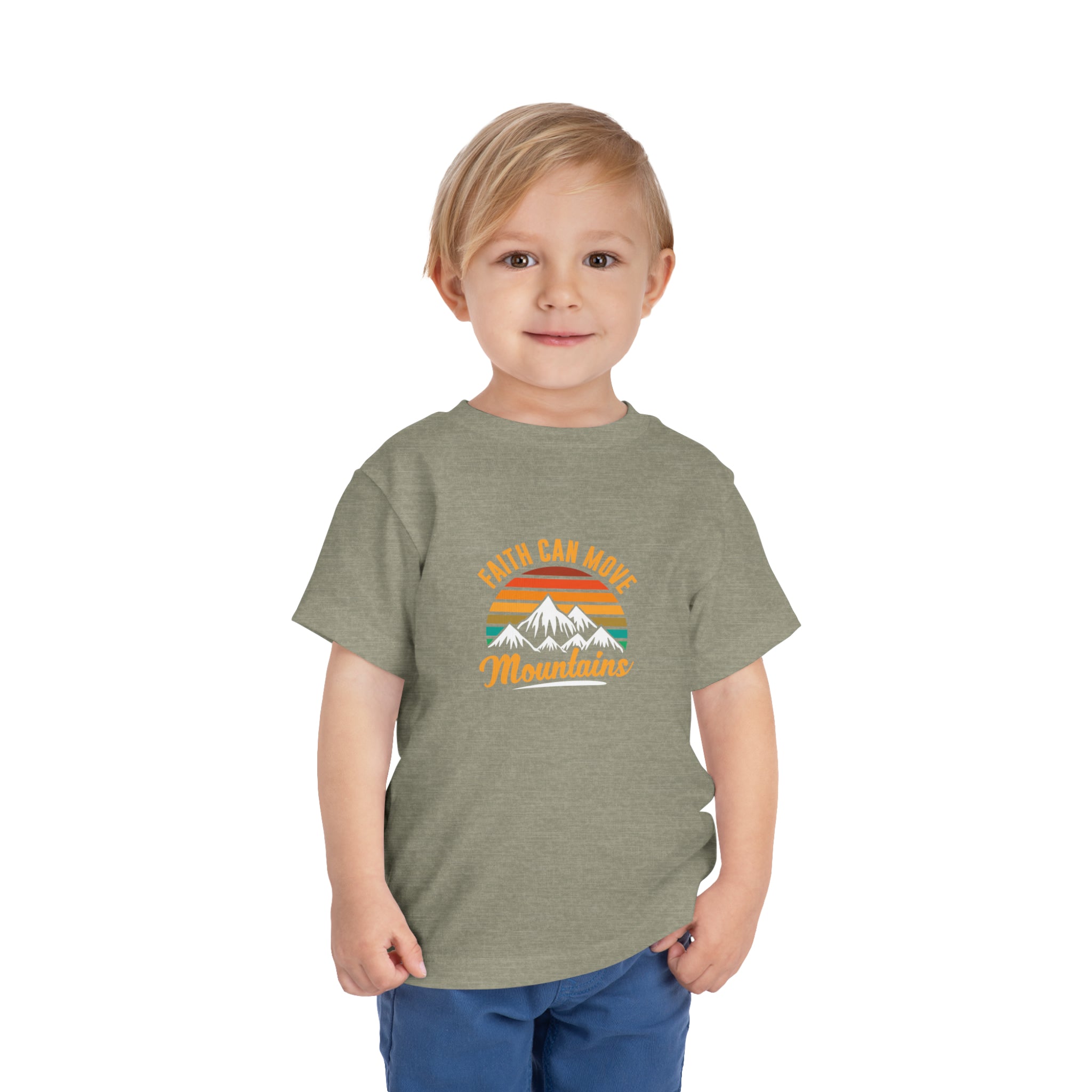 T-shirt pour tout-petits Faith Can Move Mountains 